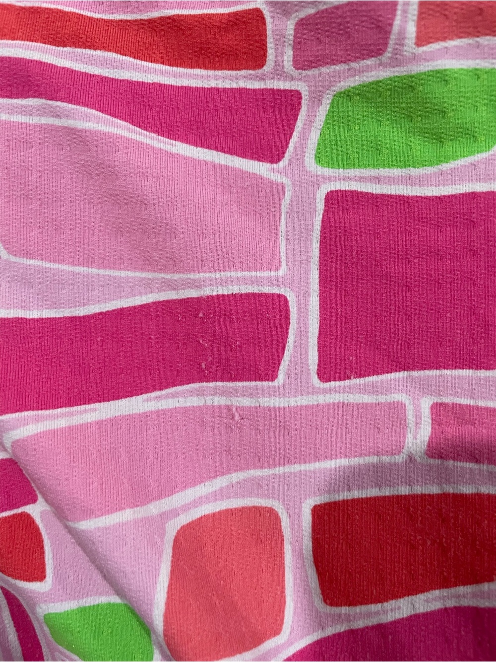 IBKUL UPF 50+ Sun Protection Pink Multi-Color Long Sleeve Zip Mock Neck Top XL - Picture 7 of 7